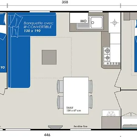 Mobilhome 746 Campeggio 4*